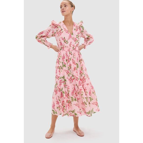 BANJANAN Exclusive Wisteria Cabaret Pearl Dress NWT XL Retail $370 Tuckernuck - Picture 4 of 6